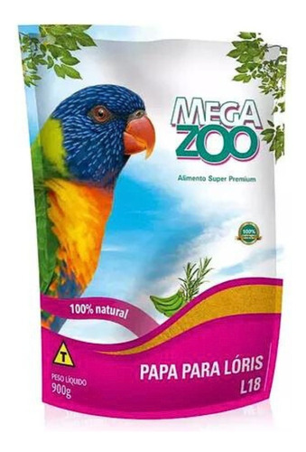 Papa De Néctar Para Loris - 900g - Megazoo - L-18