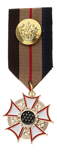 2 Peças De Tecido Medalha Pingente Emblema Homens Mulheres