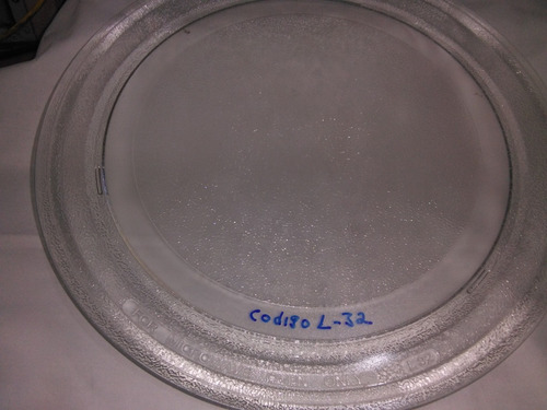 Plato Para Microondas Codigo L-32 De 30.5 Cent. Diametro (Usado)