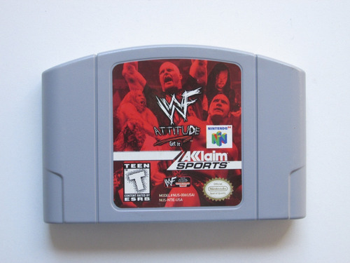 Wwf Attitude Original Nintendo 64 Ntsc Nus-usa