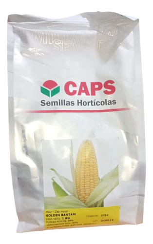 Maiz Golden Bantam Amarillo Dulce Premium Bolsa 1 Kilo Caps