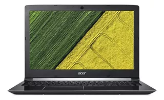 Laptop Acer Aspire 5 A515-54 negra 15.6", Intel Core i5 10210U 8GB de RAM 256GB SSD, Intel UHD Graphics 620 1920x1080px Windows 10 Home