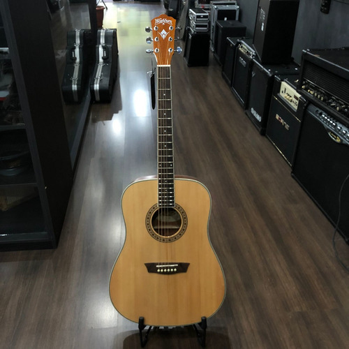 Violão Washburn Wd7 Dreadnought Acústico Natural