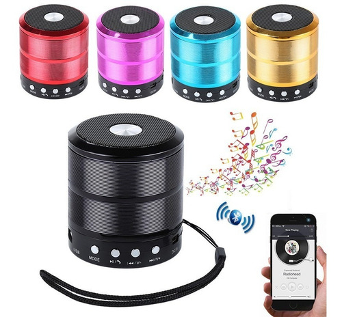 Caixa De Som Portátil Bluetooth Novo Usb Radio Super Potente