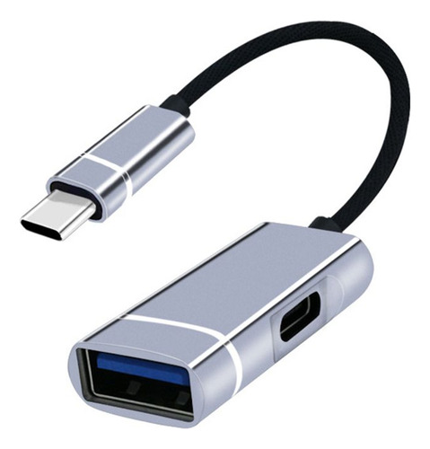 Adaptador Otg Tipo C Pd Fast Charging Usb 3.0 Splitter Lapto