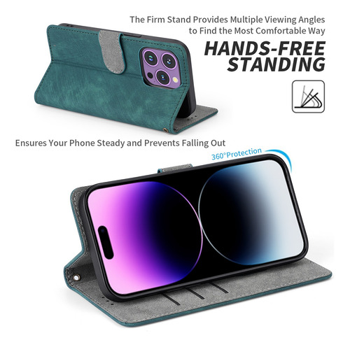 Funda De Piel Tipo Cartera Para Teléfono For Honor X7b