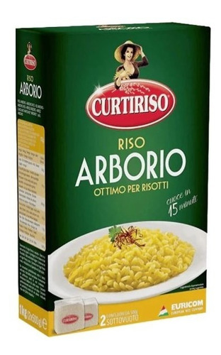 Arroz Arborio 1kg - Risotto - Curtiriso Italia