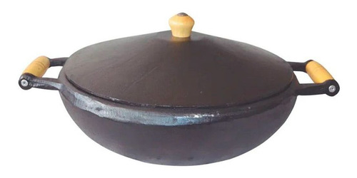 Panela Ferro Fundido Muqueca Grande 4 Litros 41,5x32,5x15cm