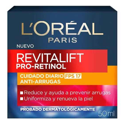 Crema Anti-arrugas Revitalift Pro- Retinol De L'oréal Paris