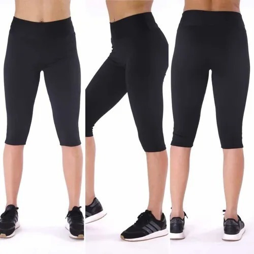 Calza Capri Mujer Tiro Alto Lycra Excelen Calce Talles 1 A 5