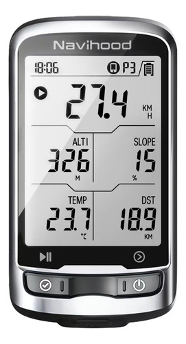 Computadora De Bicicleta Gps Pantalla 2.3 Pulgadas Impermeab