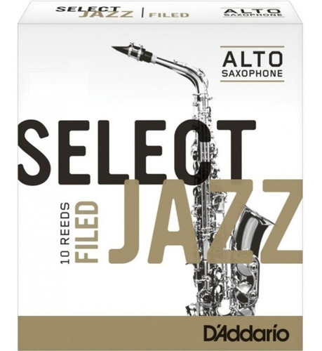 Caña Saxo Alto Rico Jazz Select 3h Daddario Filed X Unidad