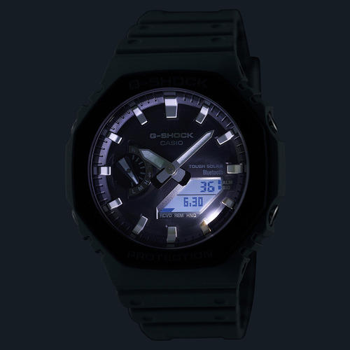 Rejoj Casio Gshock Ga-b2100luu Bluetooth Anadigi Solar Malla Gris