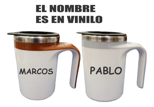 Taza Batidora Automática Magnética Térmica Multiuso