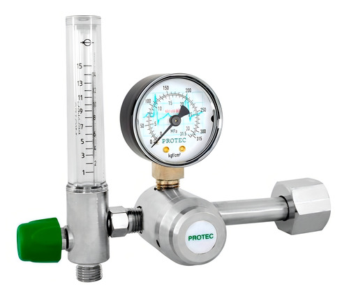 Válvula Reguladora Para Cilindro Com Fluxometro - Oxigênio
