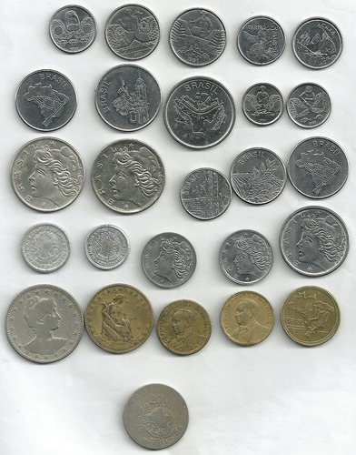 5 Centavos 1969 1977 1989 + 10 Centavos 1956 1989 +20 Moedas