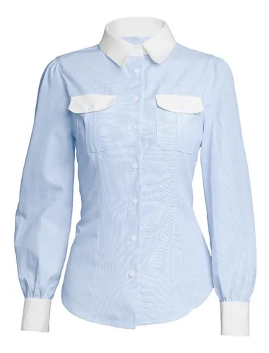 Blusas a rayas para dama sales