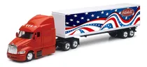 Comprar New Ray 1:43 Peterbilt 387 Caja Seca 1:43 Color Rojo Bandera Usa