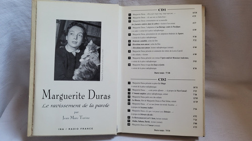 Marguerite Duras Ravissement De La Parole Jean M Turine 4 Cd