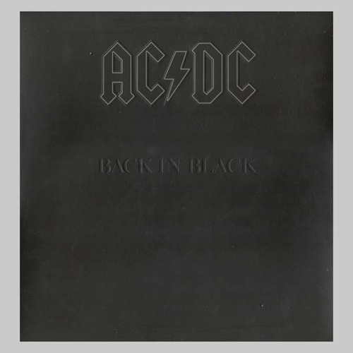 Ac / Dc Album: Back In Black Vinilo Lp Acdc