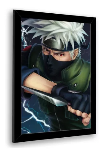 QUADRO ANIME KAKASHI - NARUTO - TAM 40X60