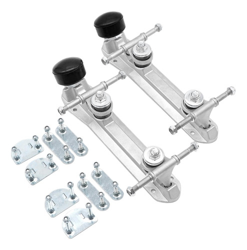 1 Par De Base De Skate De Quatro Rodas, 24,05cm