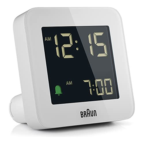 Braun Reloj Despertador Digital Con Repetición, Pantalla Lcd