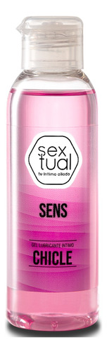 Gel Lubricante Intimo Chicle 80ml Sextual Hombre Mujer 