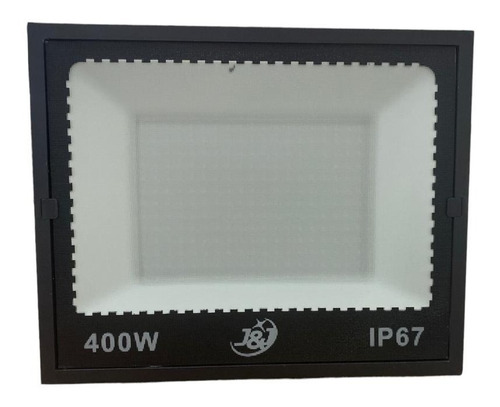 Refletor Led Holofote 400w Smd Luz Branco Frio Ip66 Premium Cor da carcaça Preto Cor da luz Branco-frio 110V/220V