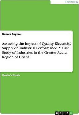 Libro Assessing The Impact Of Quality Electricity Supply ...