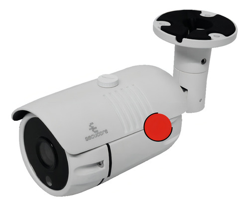 Camara Cctv Bullet Video Secucore AH4K360 Ultra Hd 4k Seguridad 4 En 1 8 Mp Color Blanco