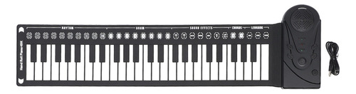Altavoz Portátil Con Teclado Enrollable De 49 Teclas