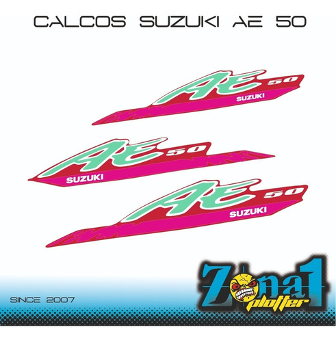 Calcomanias Suzuki Ae 50