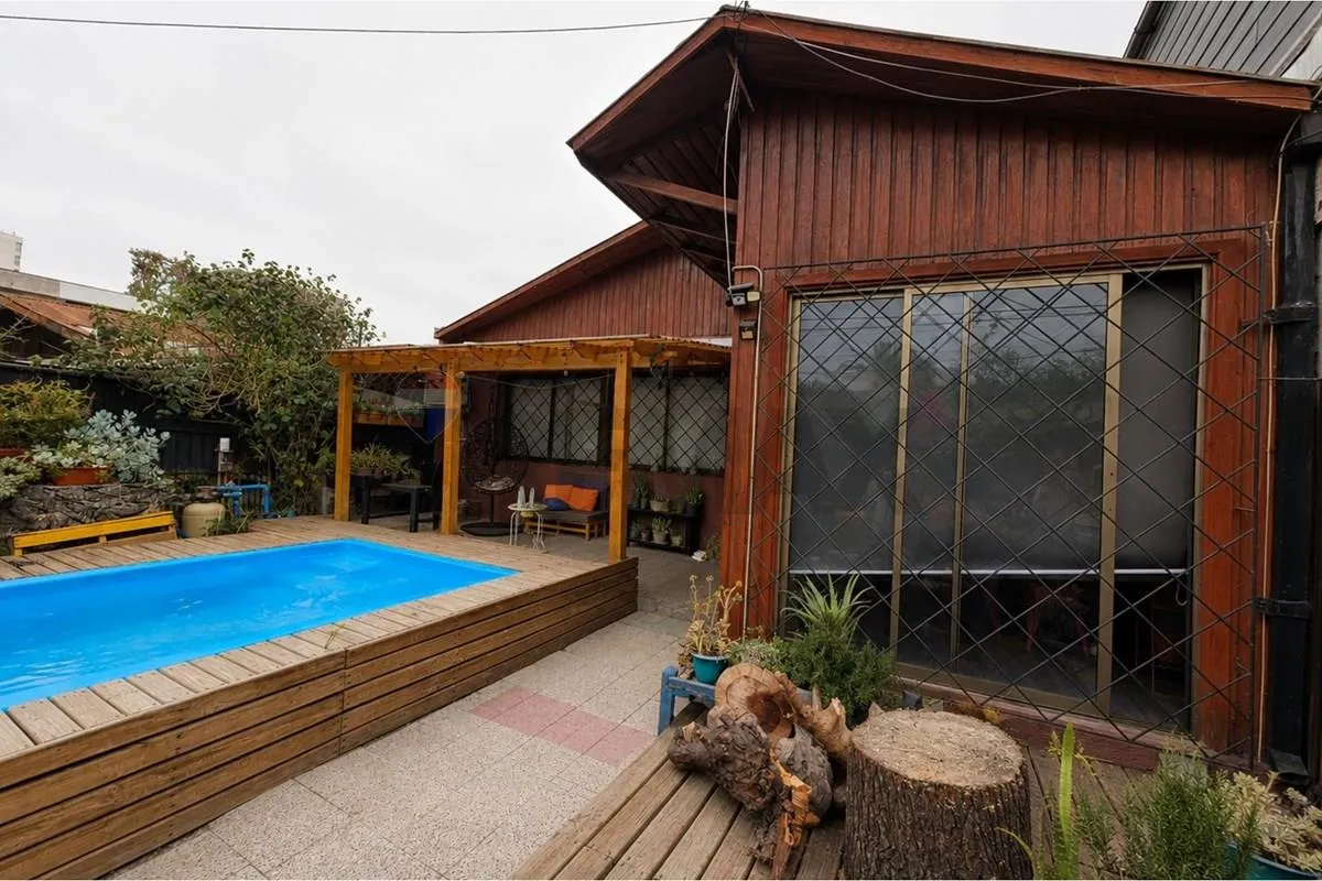 Imagen 2 de 26 de Hermosa Casa En Pje. Con Piscina - Ñuñoa 3d2b