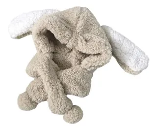 Peluche De Cordero De Forro Polar Con Orejas Largas De Conej
