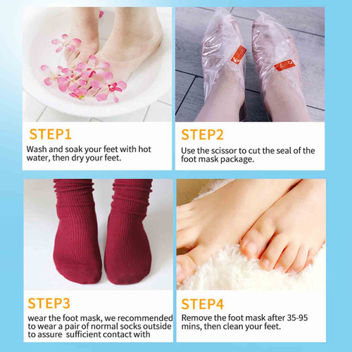 Foot Peel Mask Skin Calluses Repairing Exfoliant 10ml Remove