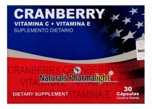 Naturals Pharmalight Cranberry + Vitamina C + Vitamina E Caj