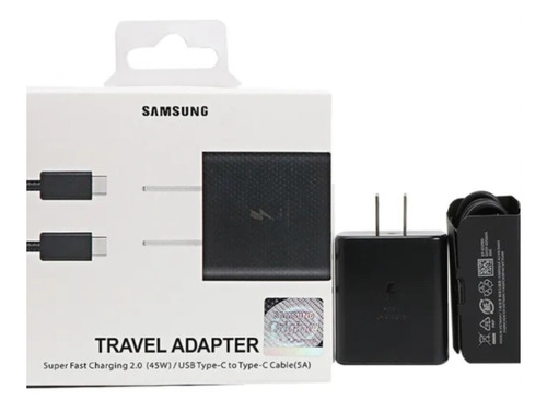 Cargador Samsung Cargasuperrápida 2.0 45w Y Cable Tipo C S23