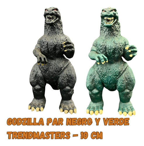 Godzilla 1994 Par Negro Y Verde Trendmasters - 10 Cm