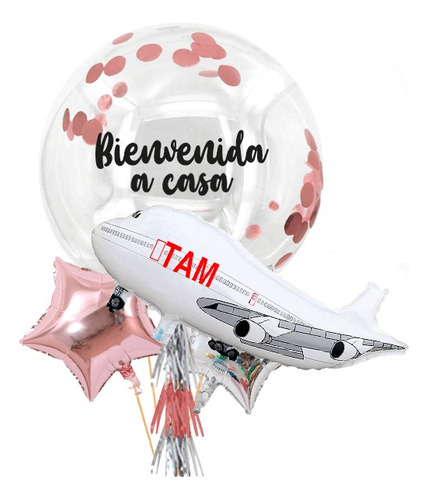 Globos De Viajes Inflado Con Helio