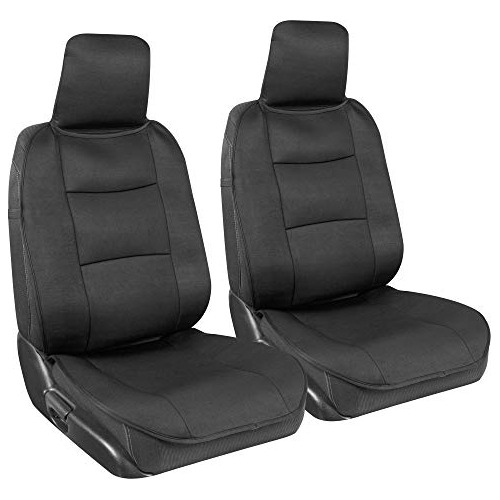 Bdk Easyfit Car Seat Covers For Front Seats, Black Front Sea