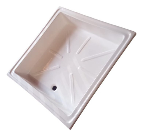Receptáculo De Ducha Antideslizante Borde Antiderrame 80x80