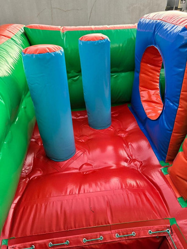 Brinquedo Inflável Infantil Obstáculo Com Escorregador Novo (Usado)