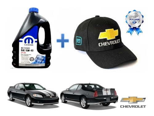 Garrafa Aceite Mopar + Gorra Chevrolet Monte Carlo 00 A 07