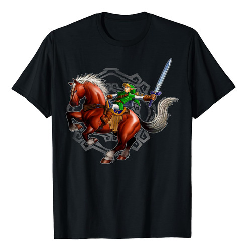 Nintendo Legend Of Zelda Link En Una Polera Con Retrato De