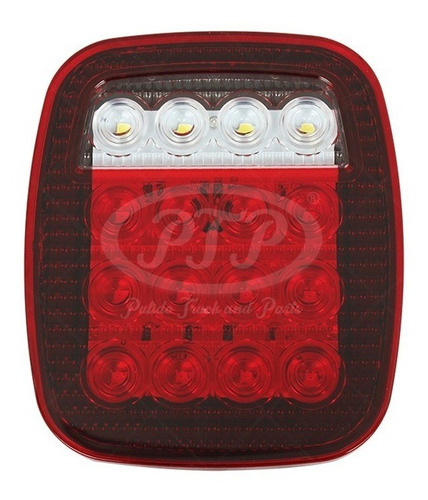 Luz Reversera Tipo 445 16 Led Con Estrobo No.14342