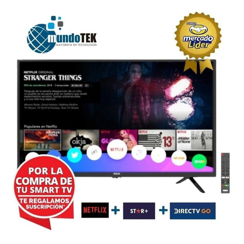 Imagen 1 de 4 de Televisor Rca 32 2022 + Soporte Antena Y Suscripción