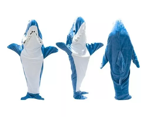 Pijama Tubarão, Disfraz Completo Para Adulto Color 190*120cm Diseño De La  Tela Shark
