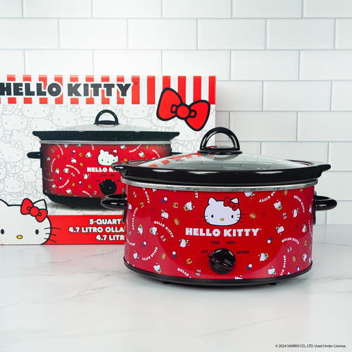 Olla De Cocción Lenta De 5 Cuartos Hello Kitty De Uncanny Br