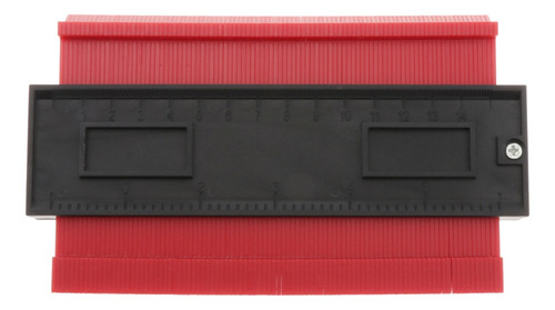 Calibrador De Copia De Perfil De Plástico Rojo